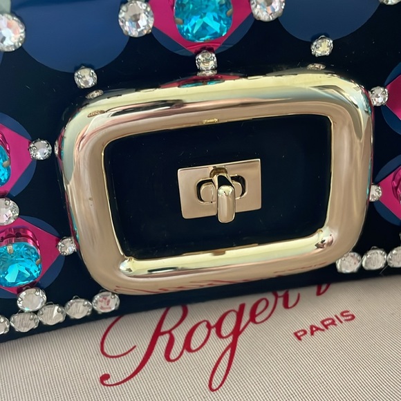 NWT Roger Vivier Choc Disco Mini Bag - brand new, never used - $3500 retail! - Picture 7 of 16